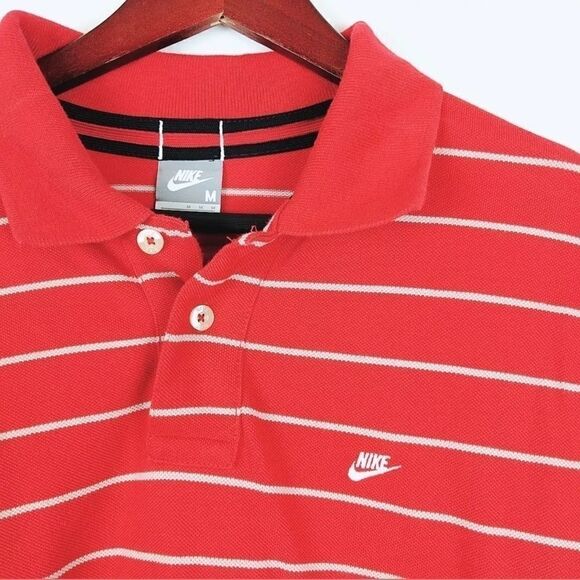 NIKE RED WITH GRAY STRIPED POLO
SIZE medium - Picture 3 of 4